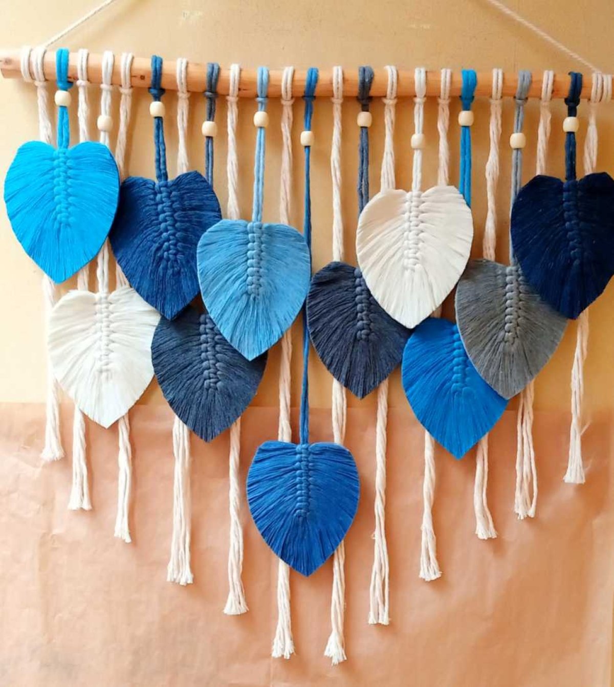 Leaf Harmony Macramé Wall Hanging