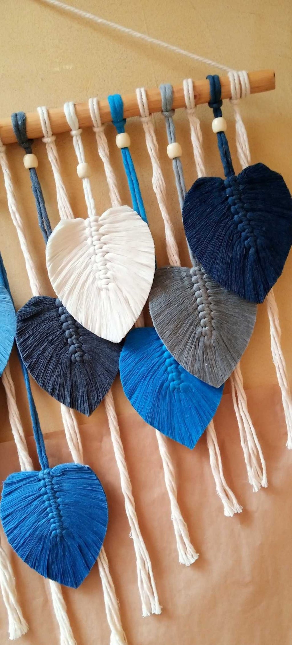 Leaf Harmony Macramé Wall Hanging