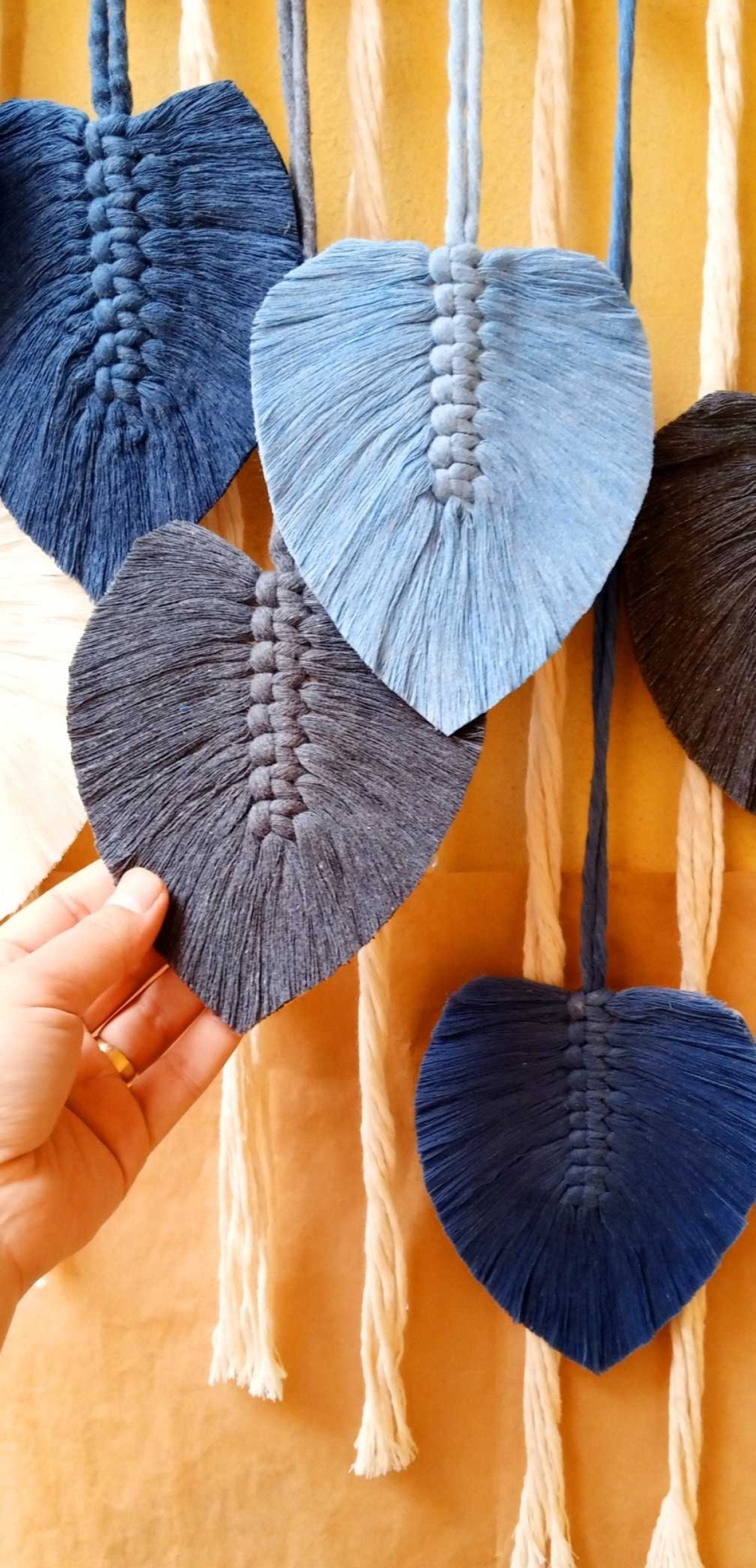 Leaf Harmony Macramé Wall Hanging